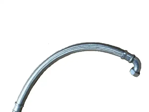 Fleks Bağlantı Hortumu - 1 1/2'' - 150 cm - Dirsekli - Paslanmaz Çelik