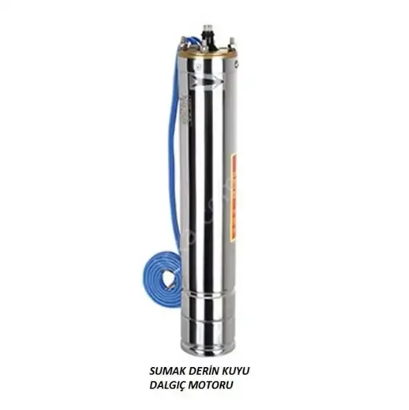 Sumak 4Smt15 - 4'' Tek Dalgıç Motoru - 1,5 HP (1.1 KW) - Trifaze
