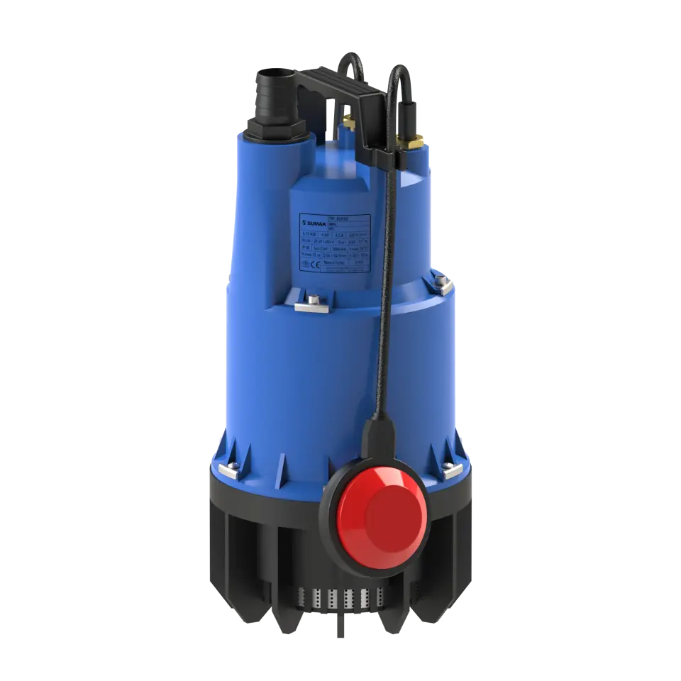 Sumak SDF5/2 Plastik Dalgıç 1 HP - 1 1/4'' Çıkışlı - 32 mt