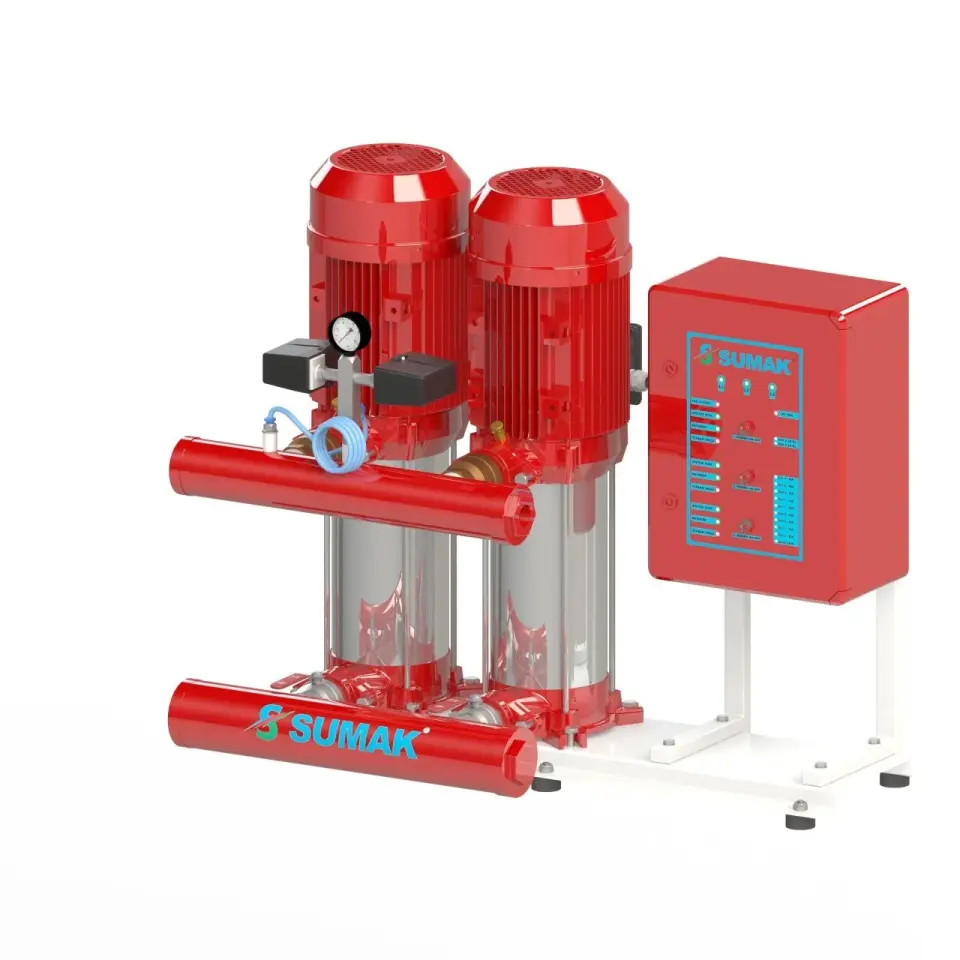 Sumak SHT16B 750/7 EEY Yangın Hidroforu 2x7,5 HP